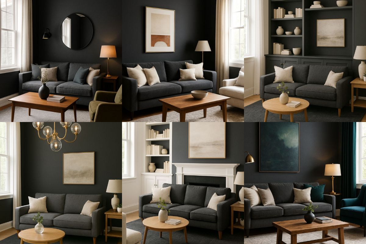 13 Charcoal Living Room Ideas: Modern, Moody, and Surprisingly Inviting ...