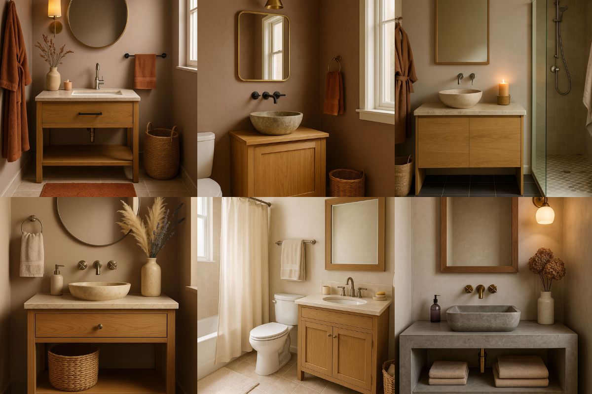 15 Earth-Tone Bathroom Ideas: Grounded, Serene, and Beautifully ...