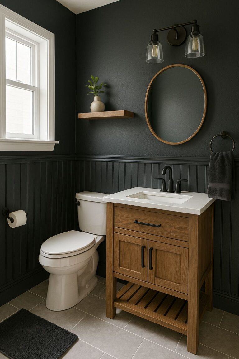15 Charcoal Bathroom Ideas: Modern, Moody, and Surprisingly Inviting | Florgeous