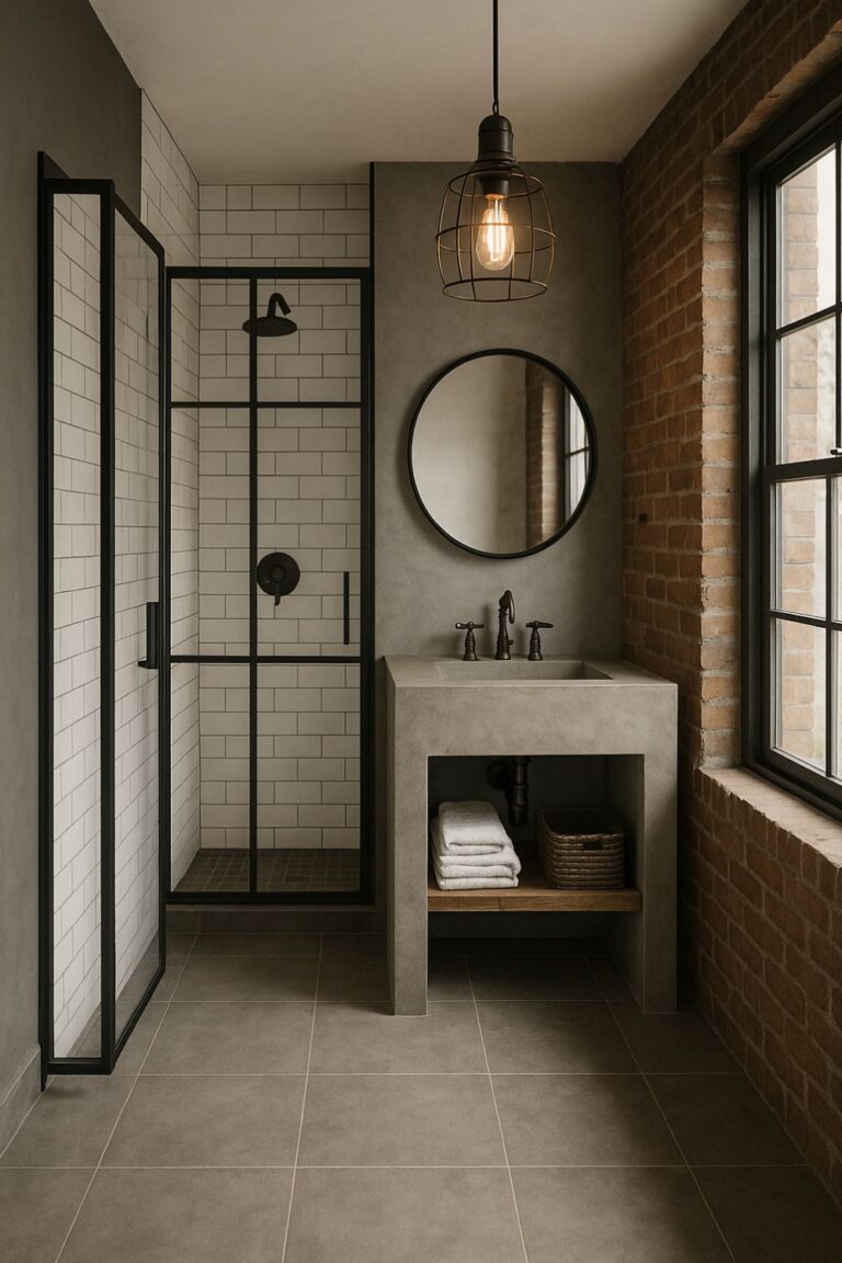 15 Industrial Bathroom Ideas: Raw, Refined, and Strikingly Stylish ...