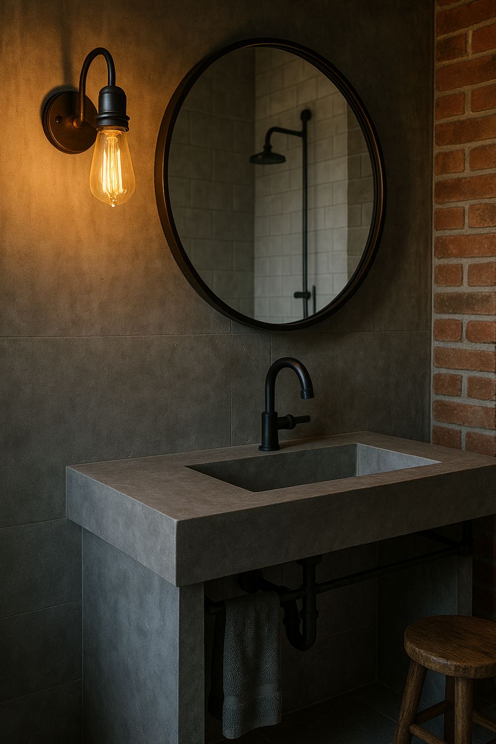 15 Industrial Bathroom Ideas: Raw, Refined, and Strikingly Stylish ...