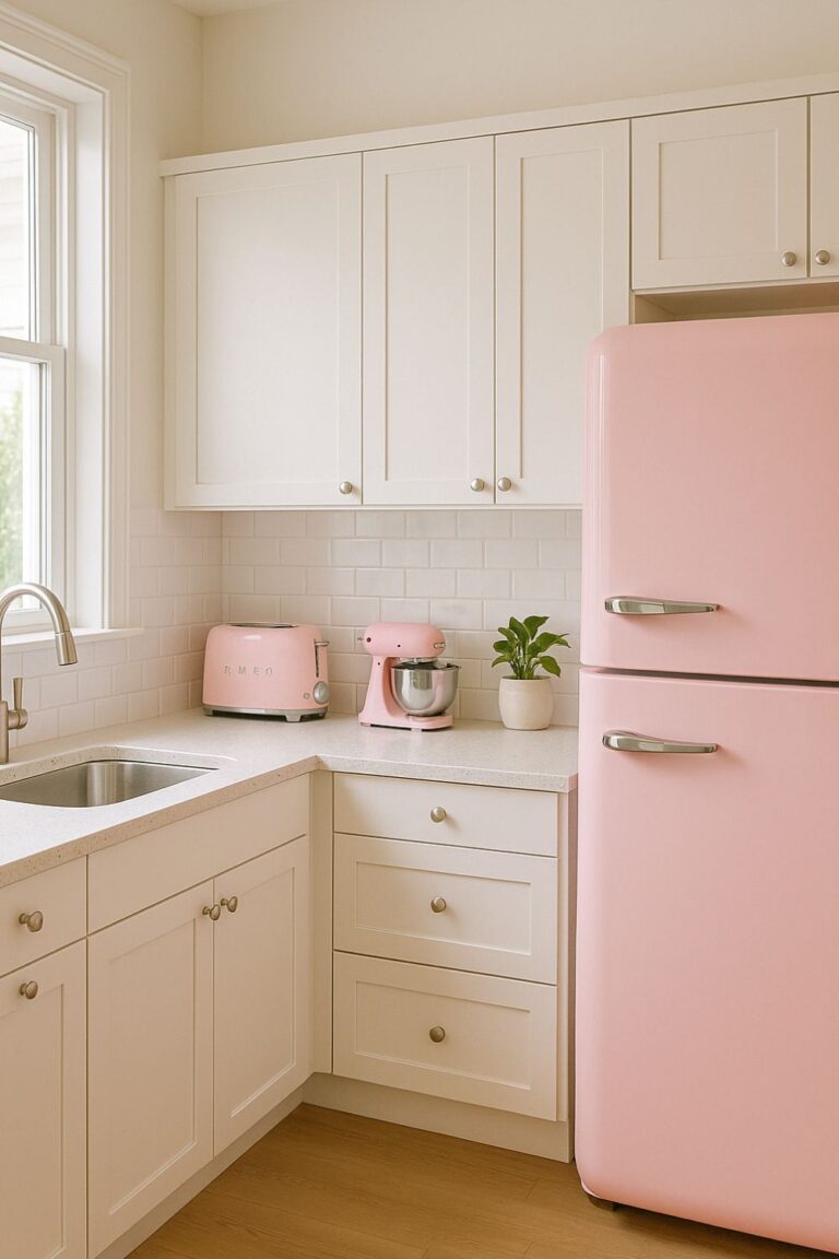13 Pink Kitchen Ideas: Playful, Warm, and Full of Personality | Florgeous