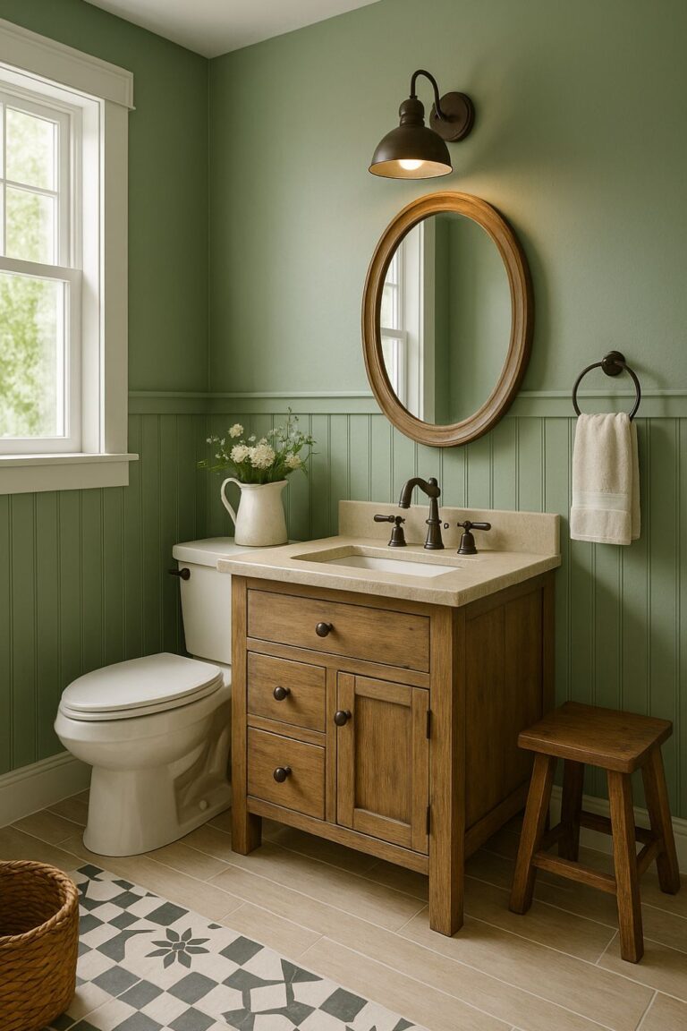 17 Farmhouse Bathroom Ideas: Rustic, Relaxing, and Full of Charm ...