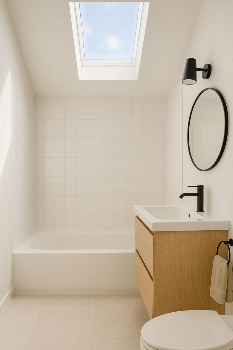 Image showcasing 17 Scandinavian Bathroom Ideas: Light, Calm, and Effortlessly Stylish ...