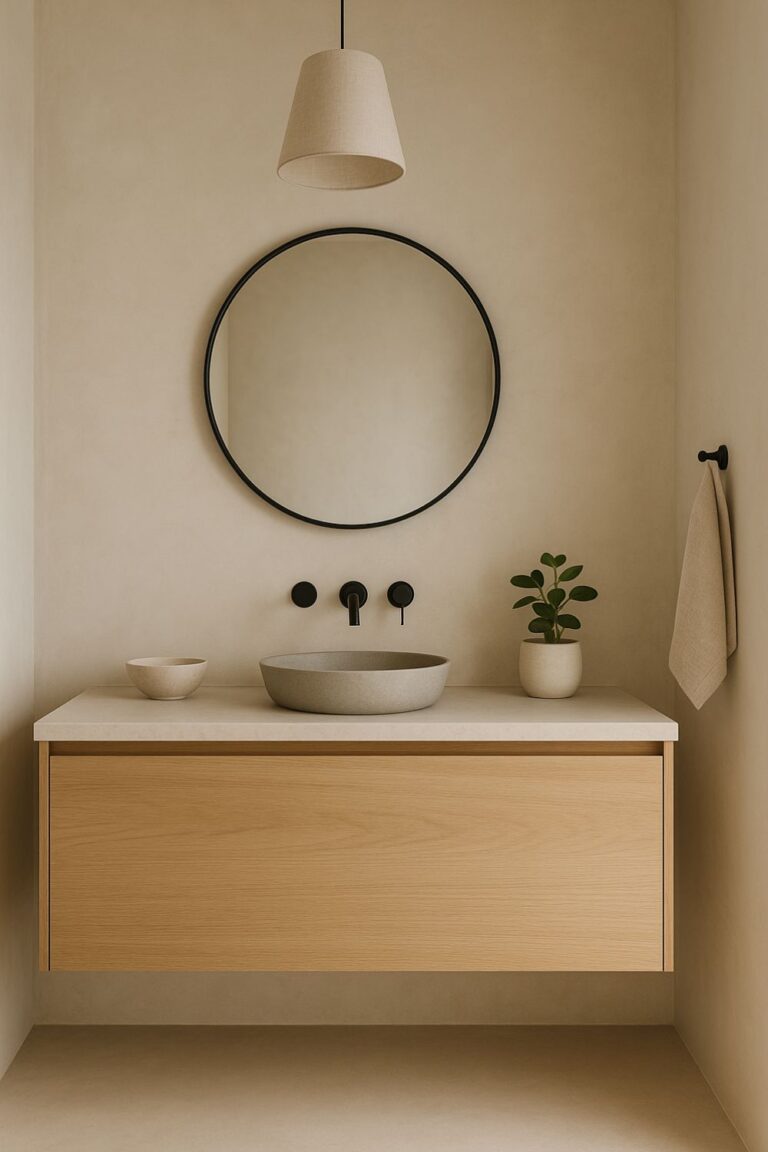 15 Japandi Bathroom Ideas: Calm, Minimal, and Naturally Grounding ...