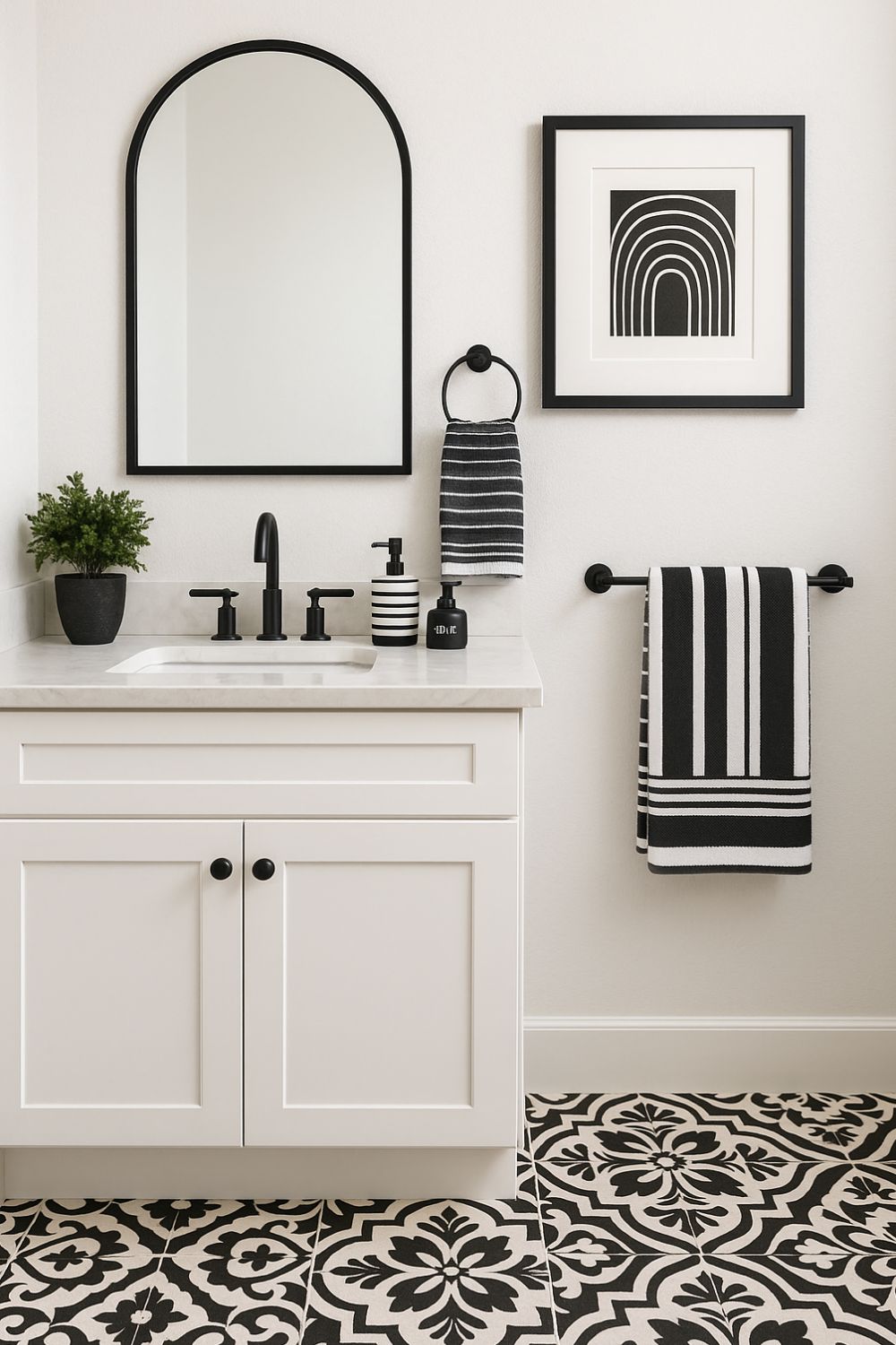 17 Black and White Bathroom Ideas: Classic, Bold, and Timelessly ...