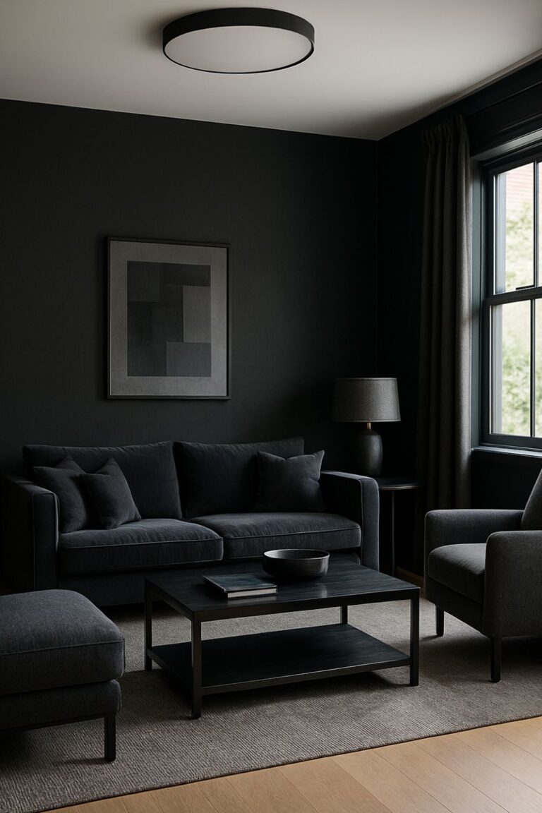 15 Black Living Room Ideas: Bold, Sophisticated, and Surprisingly ...