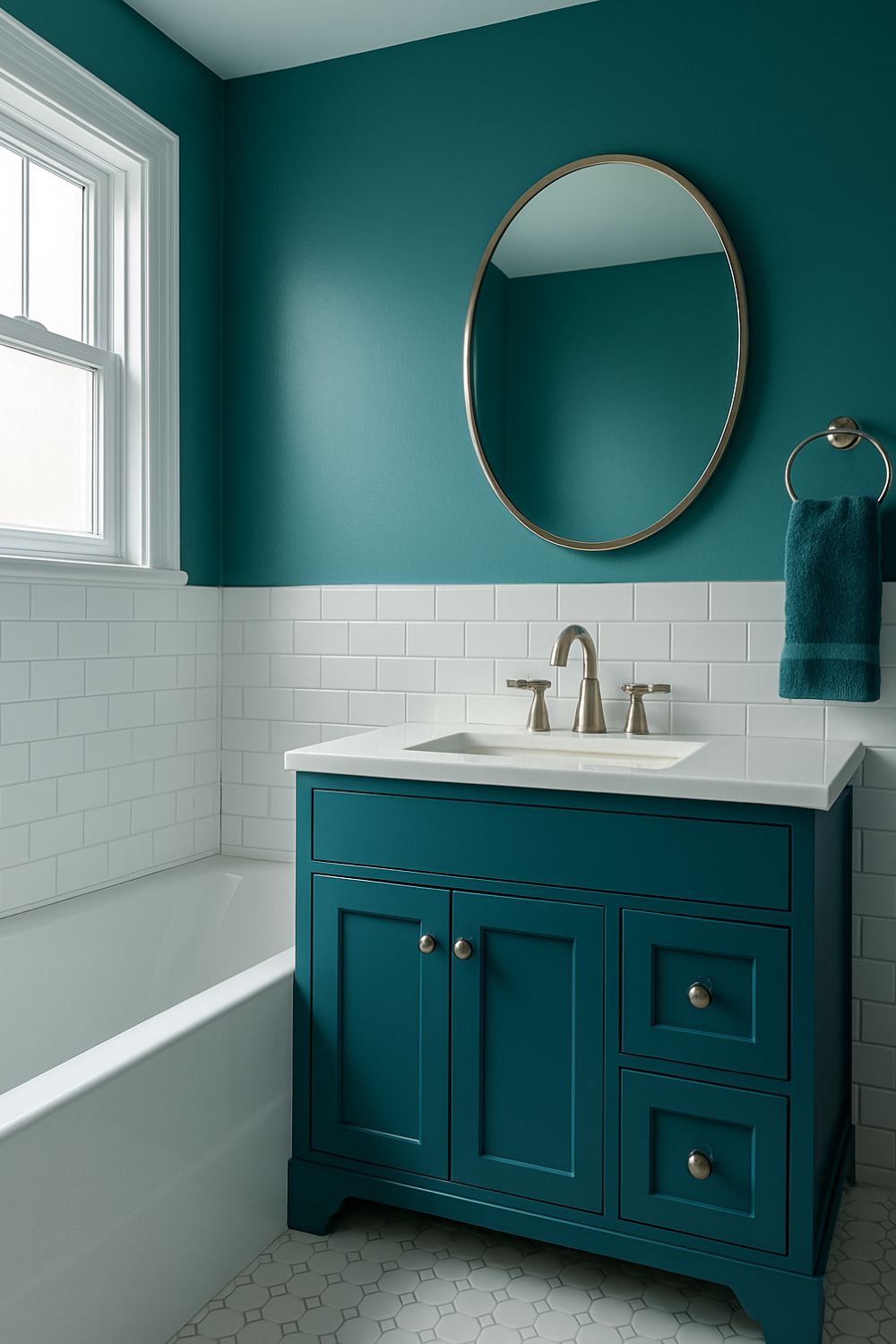 17 Teal Bathroom Ideas: Fresh, Invigorating, and Effortlessly Chic ...