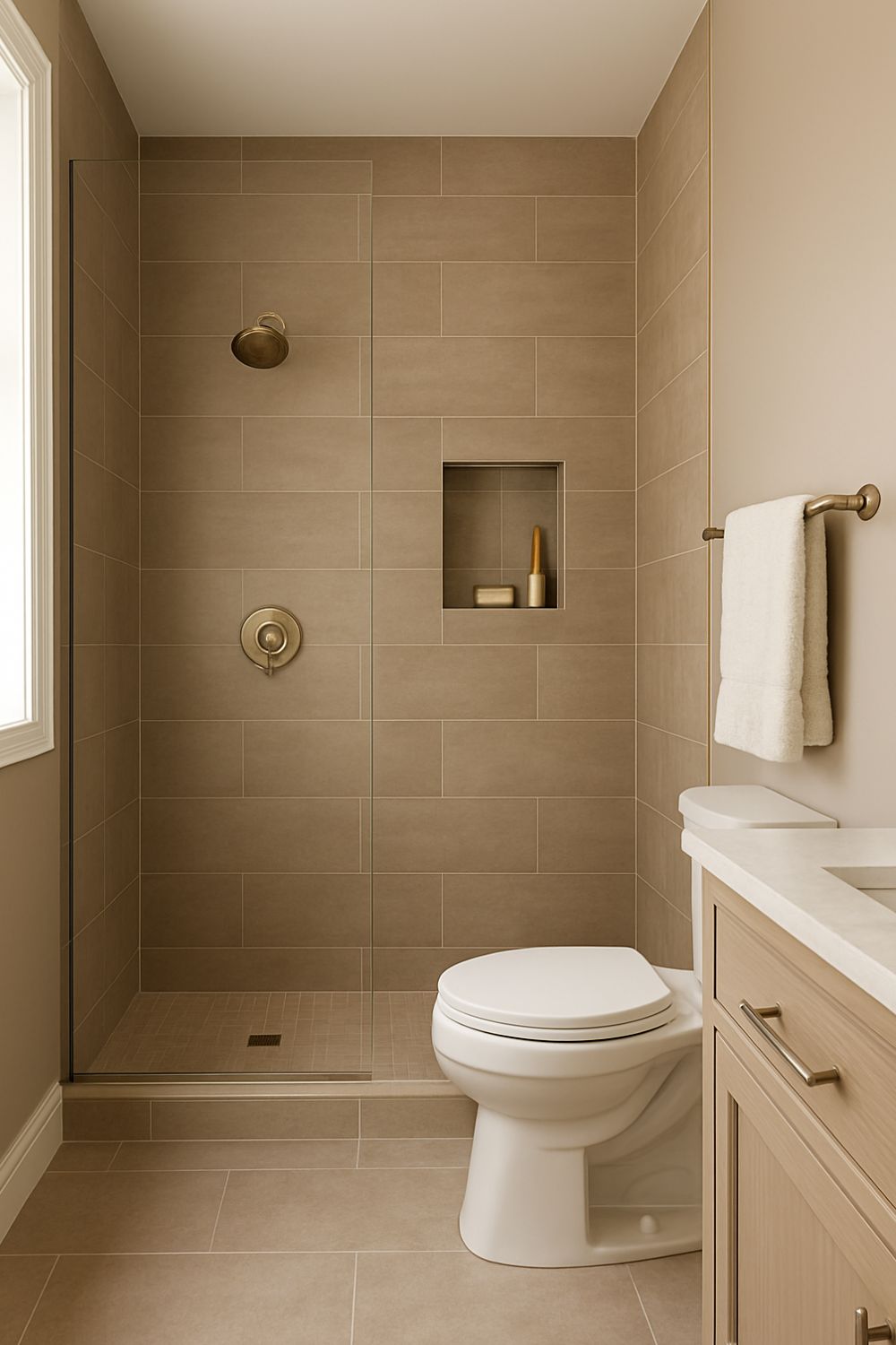 15 Taupe Bathroom Ideas: Soft, Sophisticated, and Naturally Serene ...
