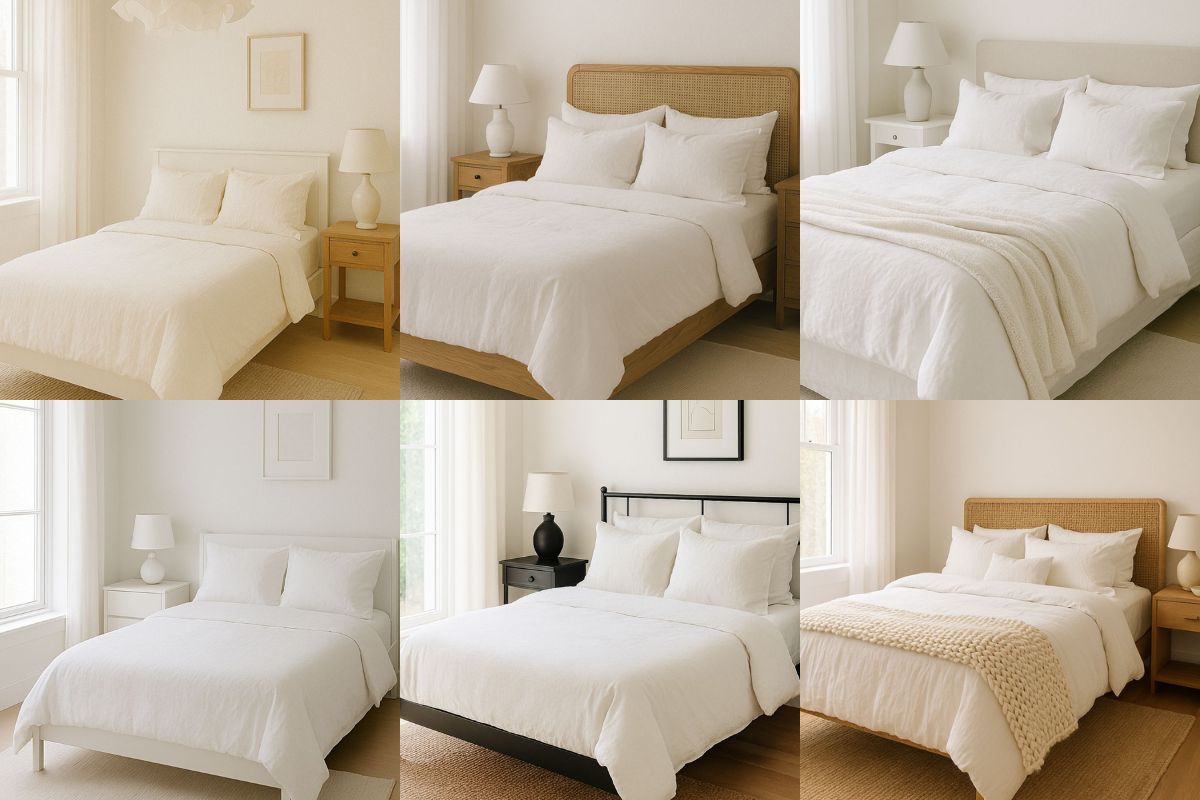 15 White Bedroom Wall Ideas: Clean, Serene, and Brightly Beautiful | Florgeous