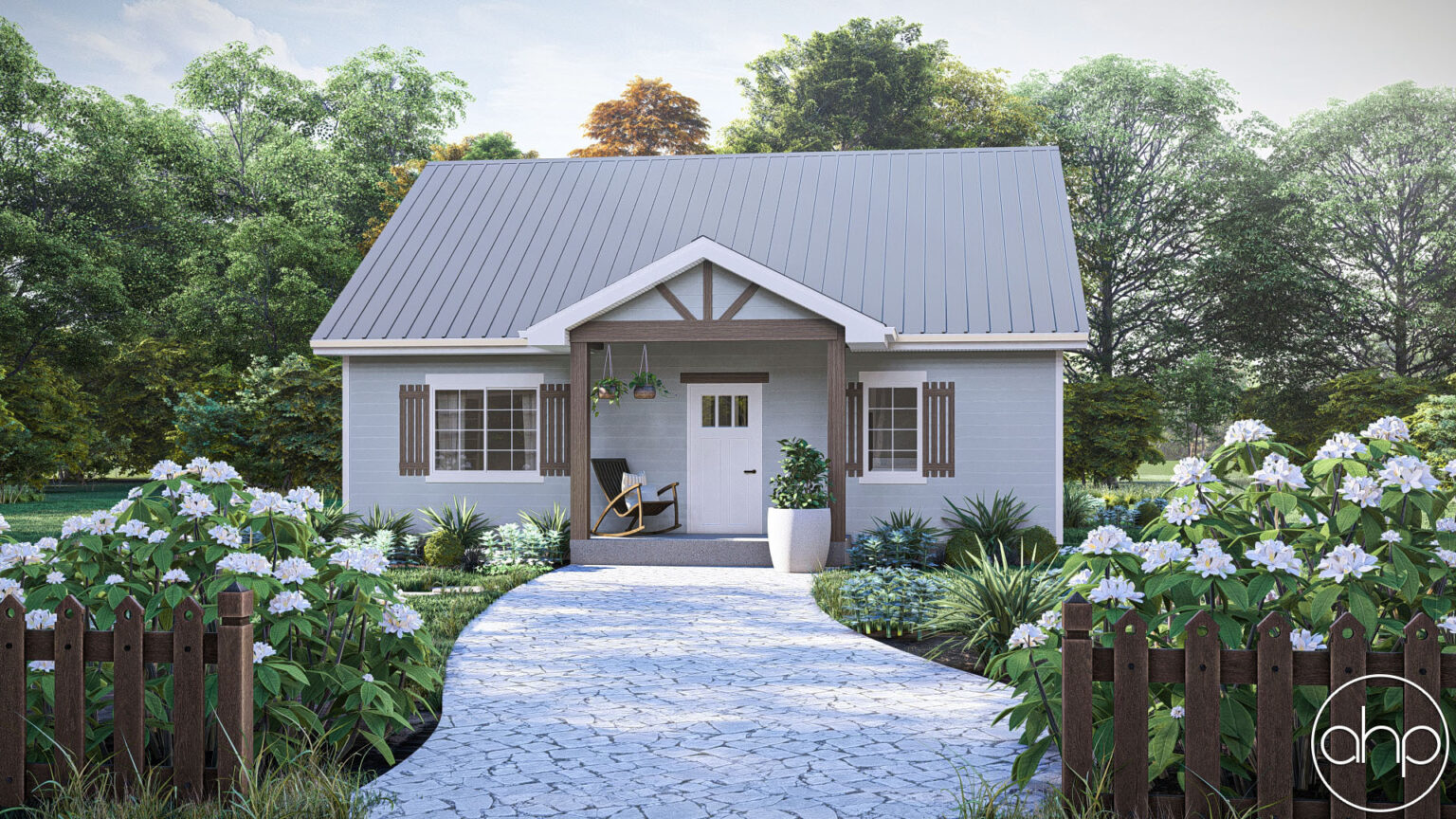 866 Sq Ft 2-Bedroom 1-Bathroom Traditional House Plan | Florgeous