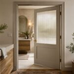 Bathroom door design