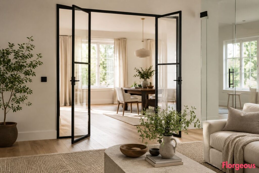 Glass door design