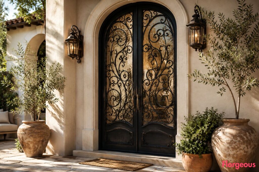 Iron door design
