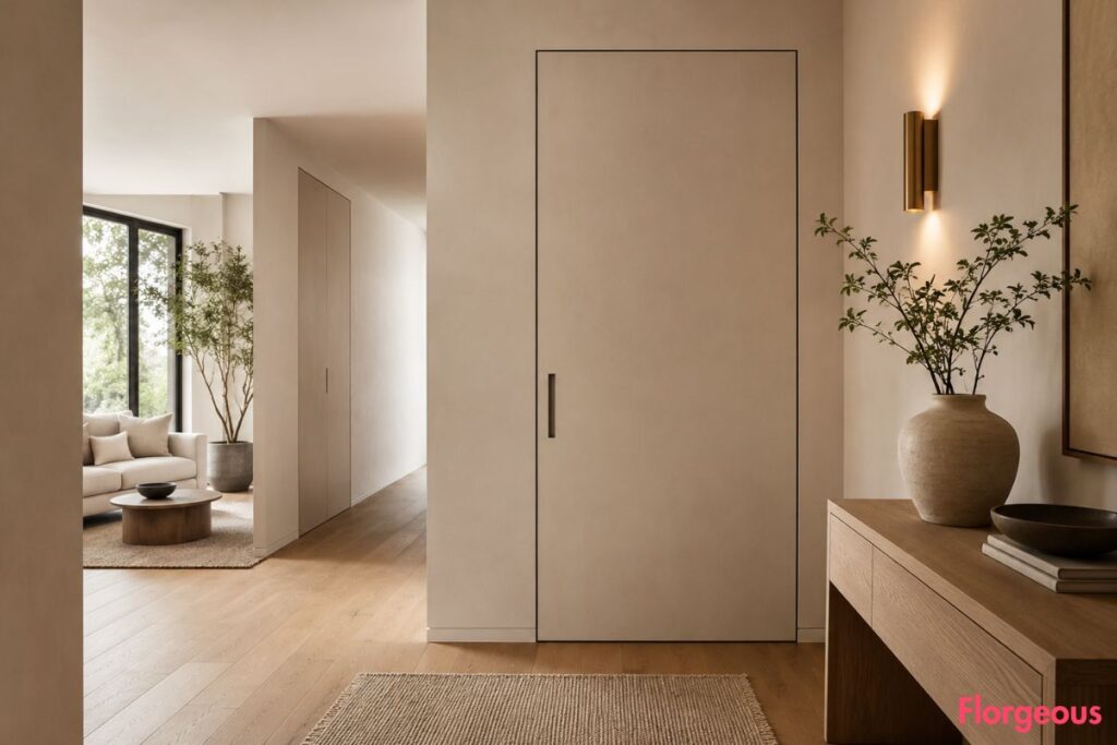 Flush door design
