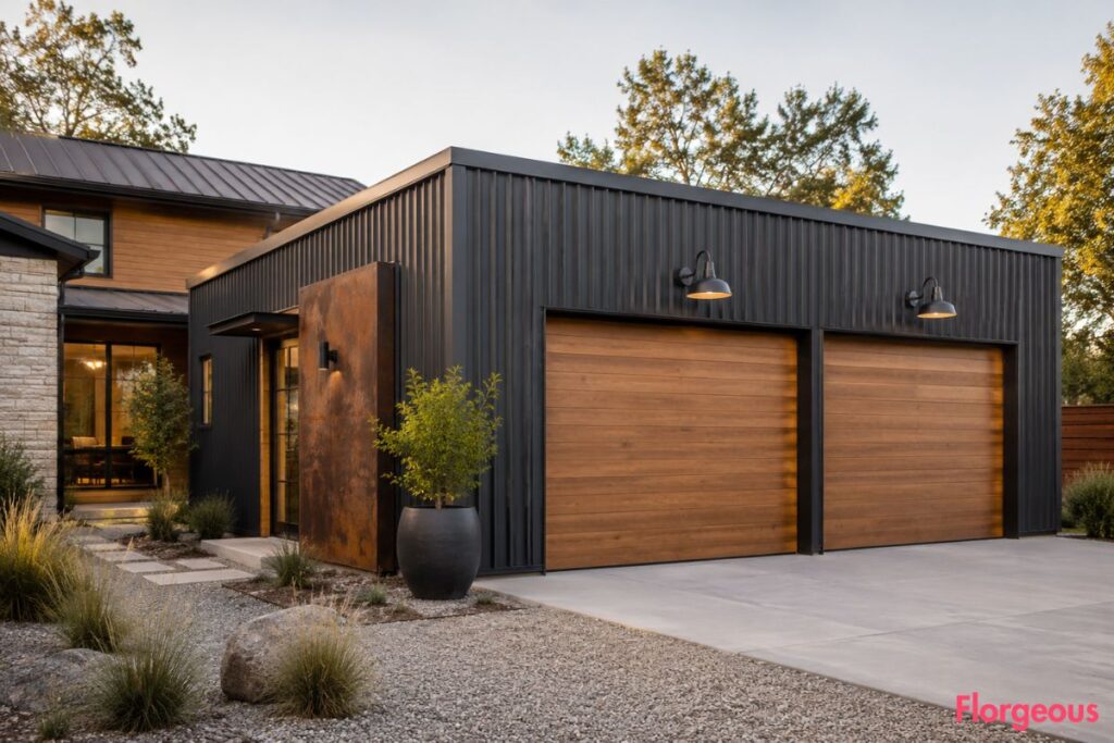 Metal Garage Exterior Design