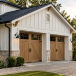Modern Farmhouse Garage Exterior Design