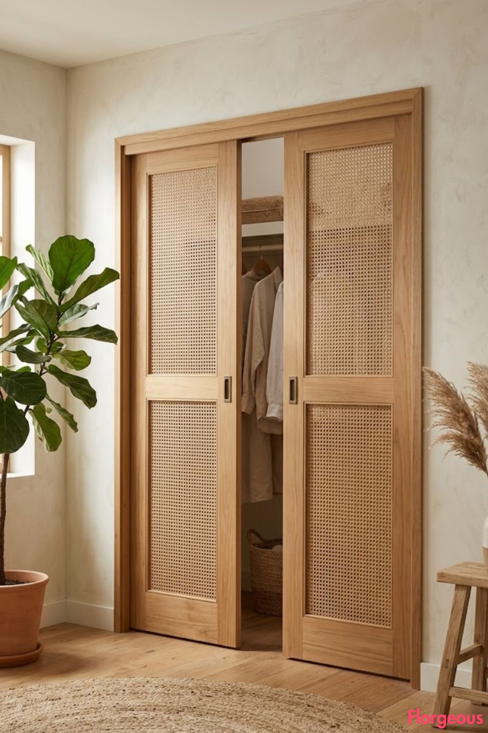 Cane Insert 17 Teak Wood Door Design Ideas That Make Your Home Look Premium for ...