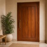 Teak wood door design