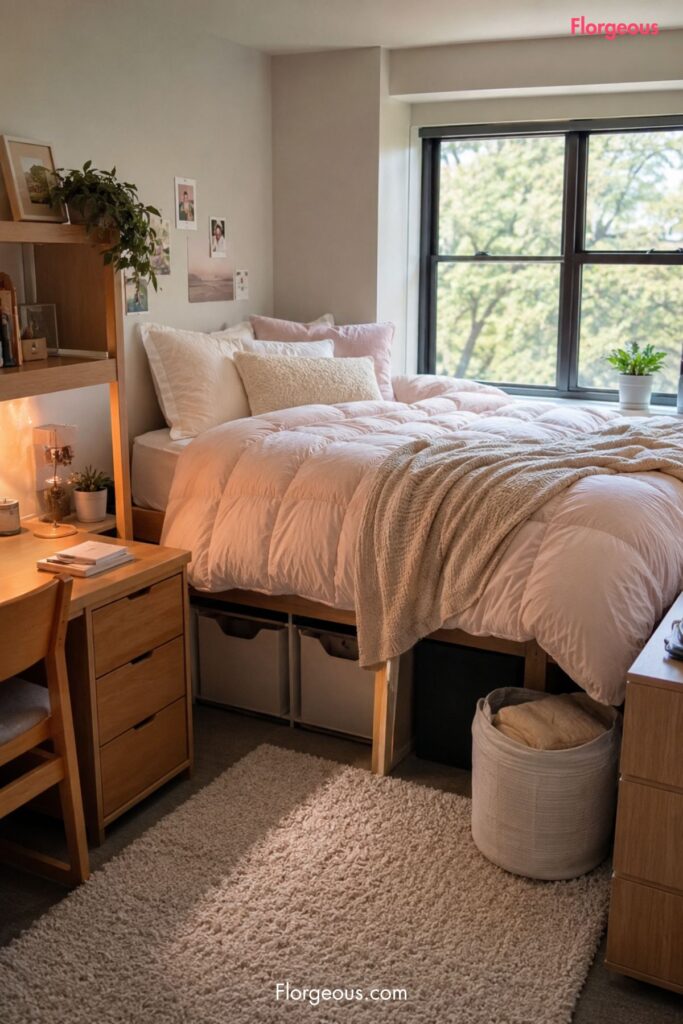 Fluffy Comforter for a Cloud-Like Bed