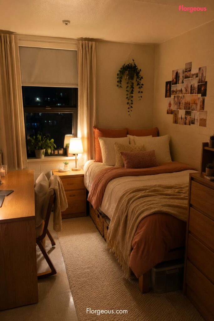 Match the Bedding Mood to Your Lighting