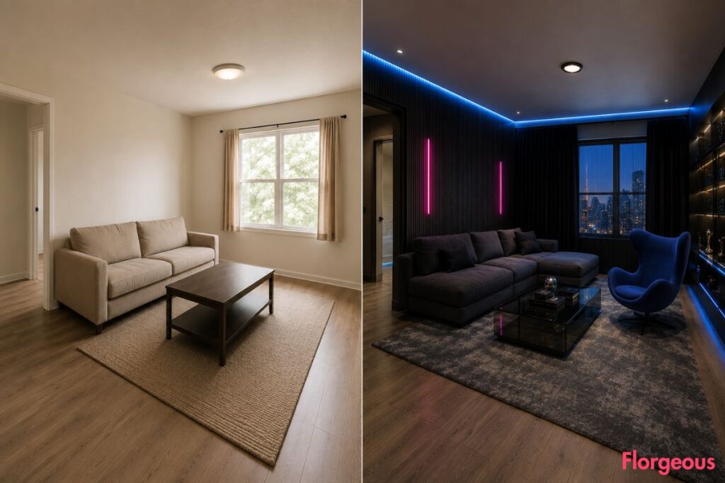 Cyberpunk Living Room