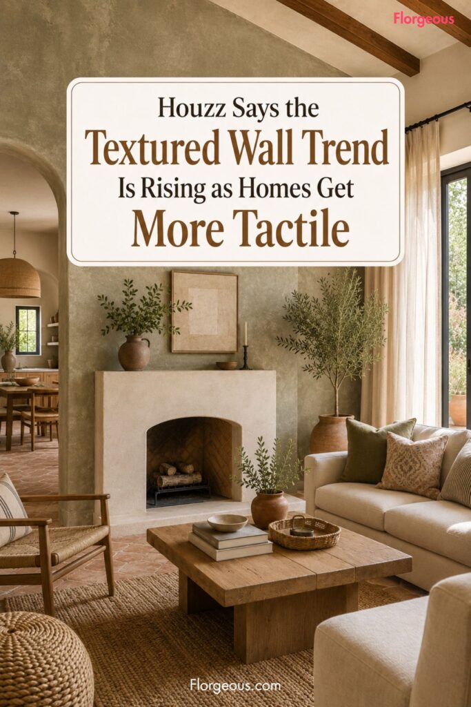 Houzz Says the Textured Wall Trend Is Rising as Homes Get More Tactile
