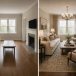 Transitional Living Room