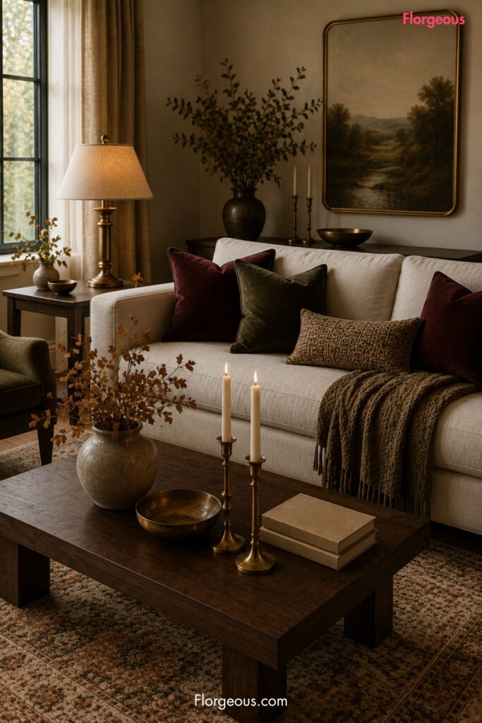 aged brass accents