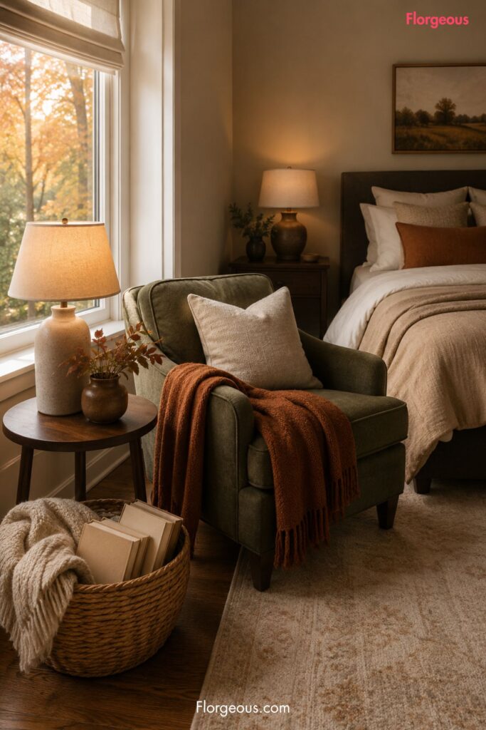 Cozy Autumn Reading Corner