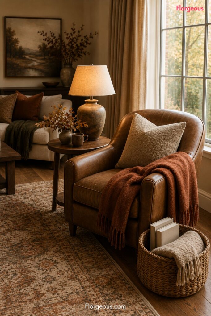 cozy reading corner