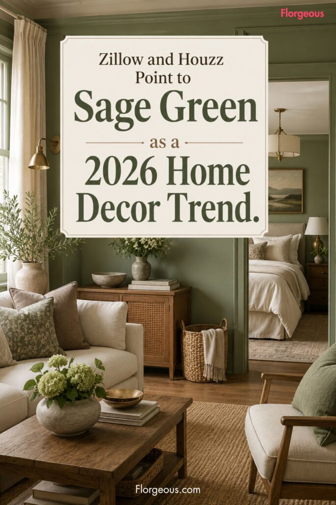sage green is rising in 2026 home decor