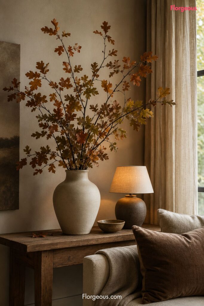 tall autumn branches