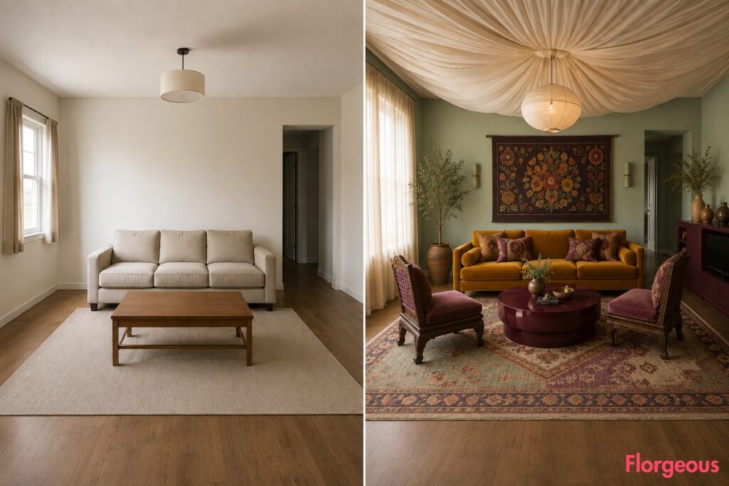 Eclectic Boho Living Room