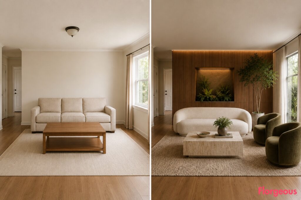 Garden Oasis Living Room