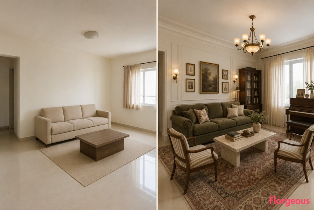 Light Academia Living Room