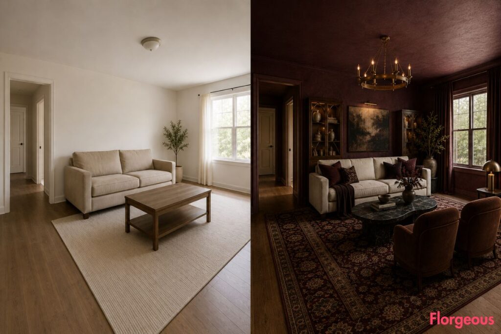 Neo-Gothic Living Room
