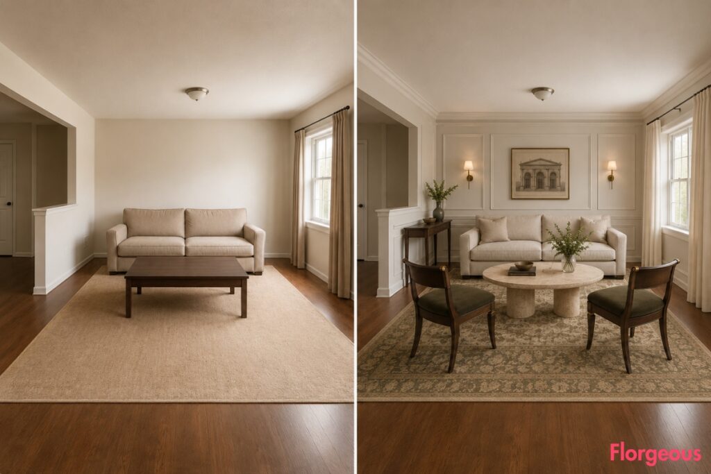 Neoclassical Living Room