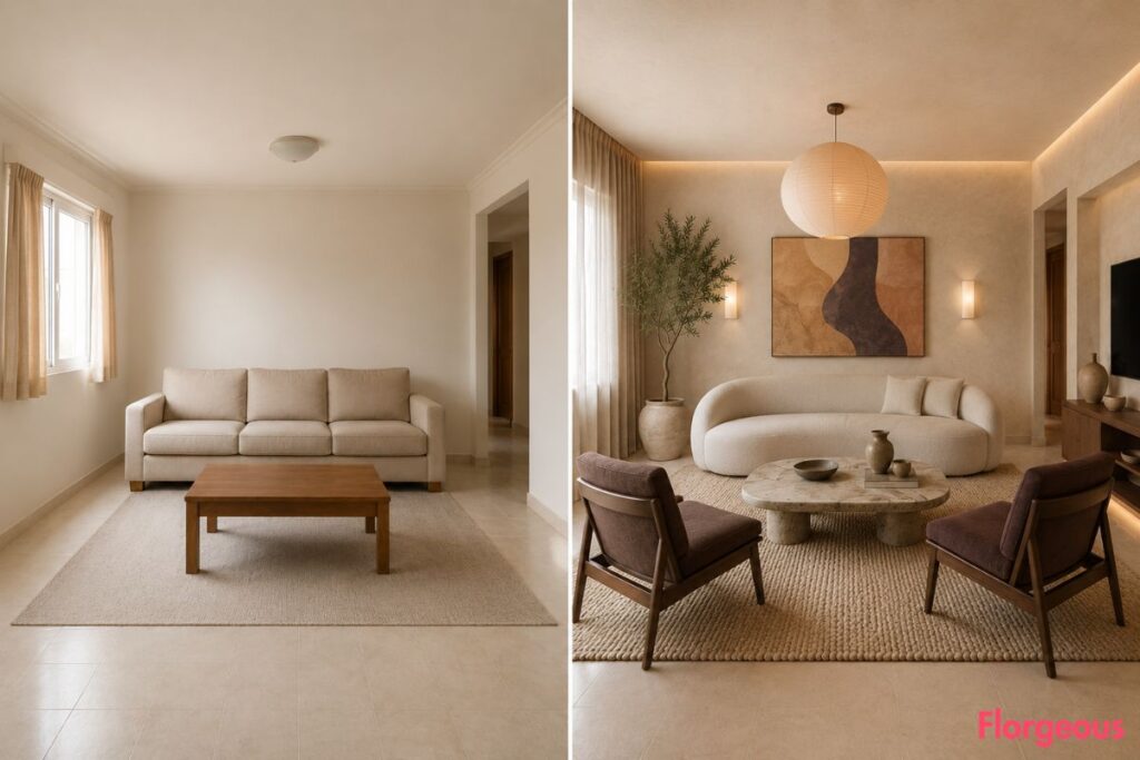 Organic Modern Living Room