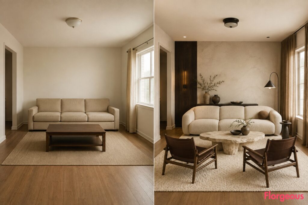 Rustic Modern Living Room