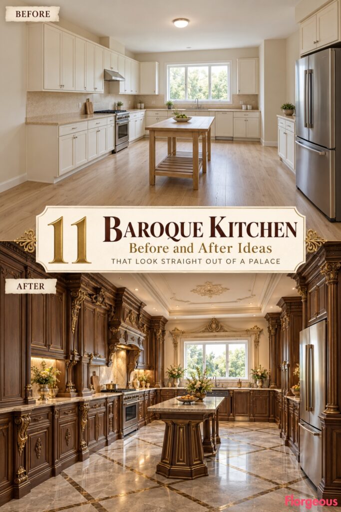 11 Baroque Kitchen Before and After Ideas That Look Straight Out of a Palace