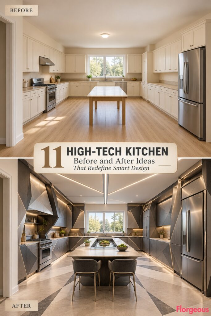 11 High-Tech Kitchen Before and After Ideas That Redefine Smart Design