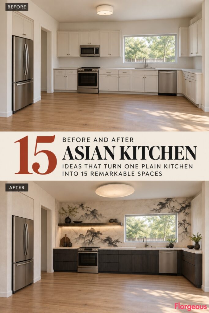 15 Before and After Asian Kitchen Ideas That Turn One Plain Kitchen Into 15 Remarkable Spaces