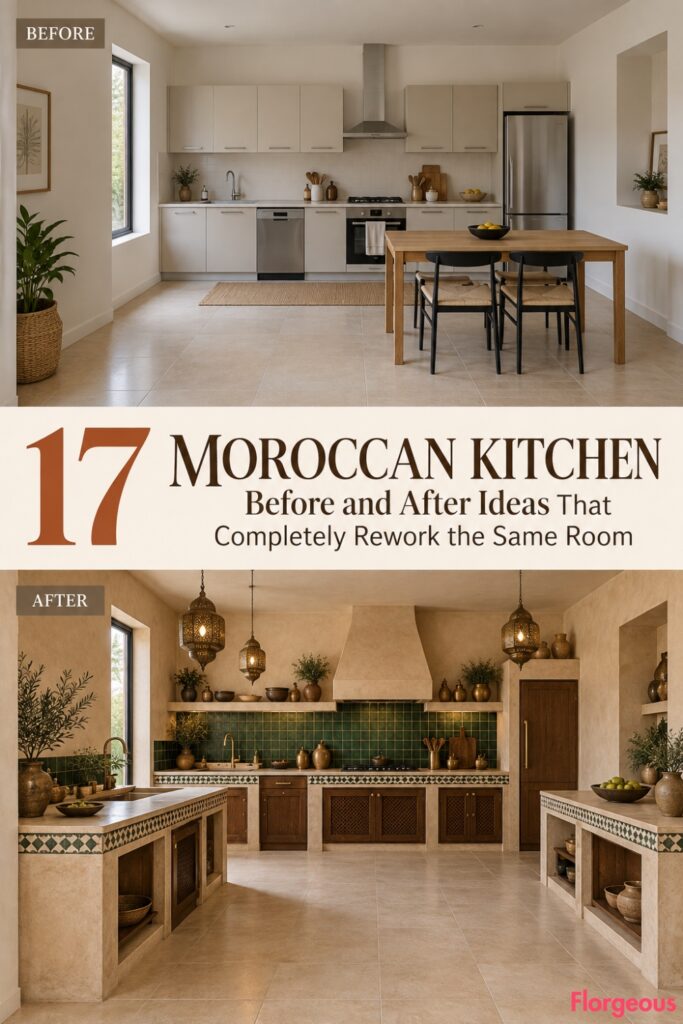 17 Moroccan Kitchen Before and After Ideas That Completely Rework the Same Room