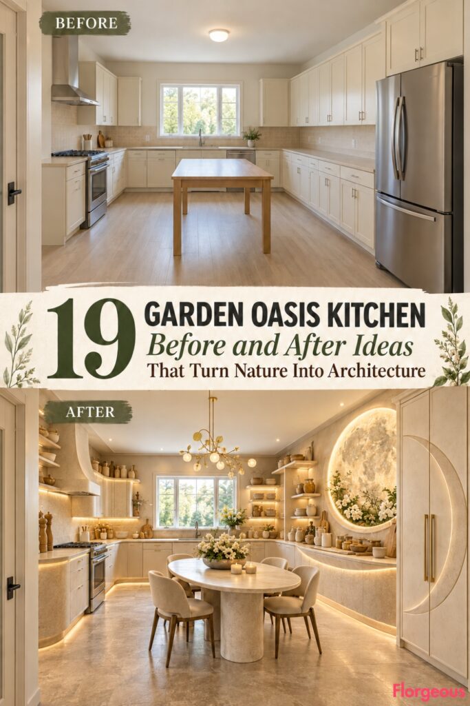 19 Garden Oasis Kitchen Before and After Ideas That Turn Nature Into Architecture
