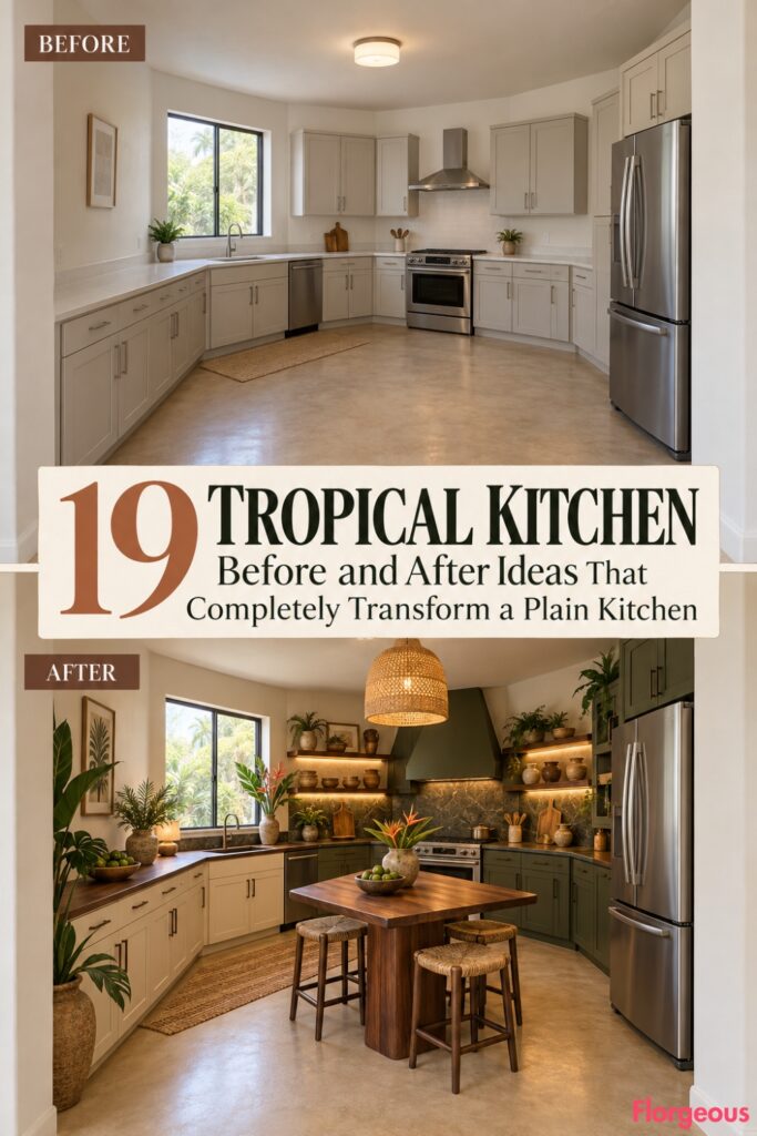 19 Tropical Kitchen Before and After Ideas That Completely Transform a Plain Kitchen