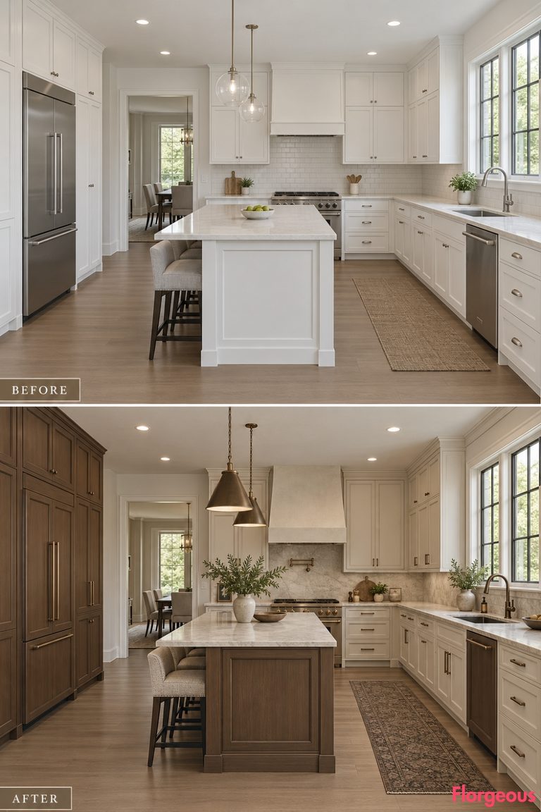 27 Before and After Transitional Kitchen Ideas That Make a Builder ...