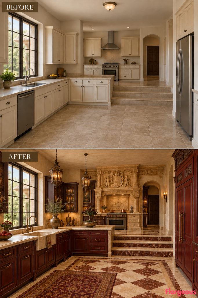 11 Spanish Kitchen Before and After Makeovers With Unexpected Layouts ...
